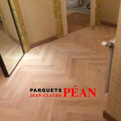 Pose parquet baton rompu avant vitrification